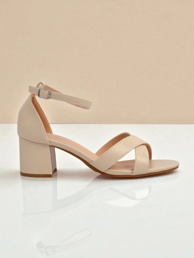 Royalfashion Dámské sandály s nízkým blokovým podpatkem Eleganza Strap