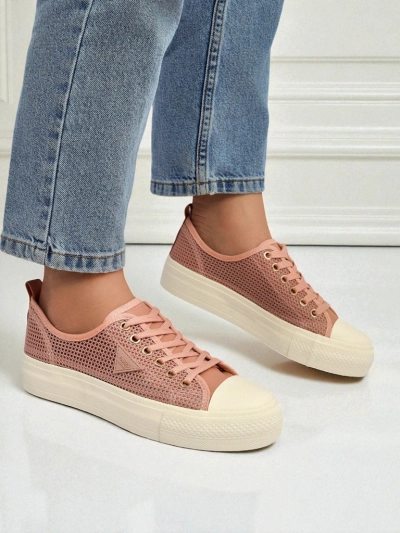 Dámské tenisky Afrodyta Rosa – prodyšné růžové boty z tkaniny na léto