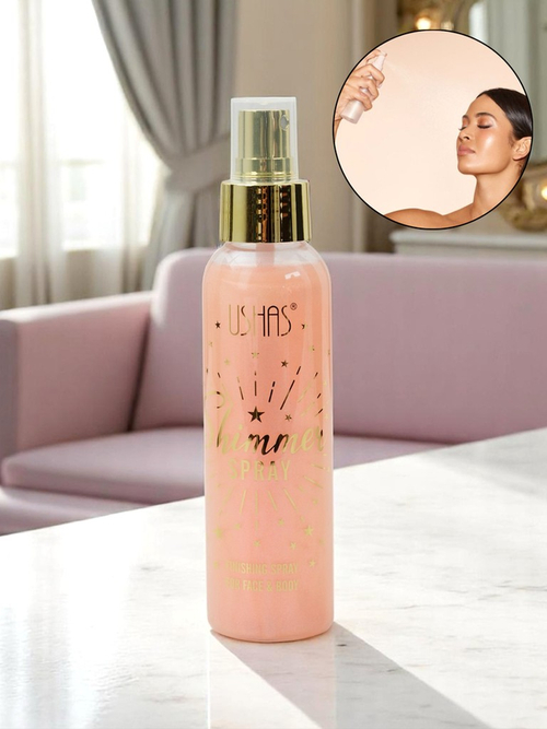 USHAS Summer Spray - Рідкий хайлайтер для обличчя і тіла Персик