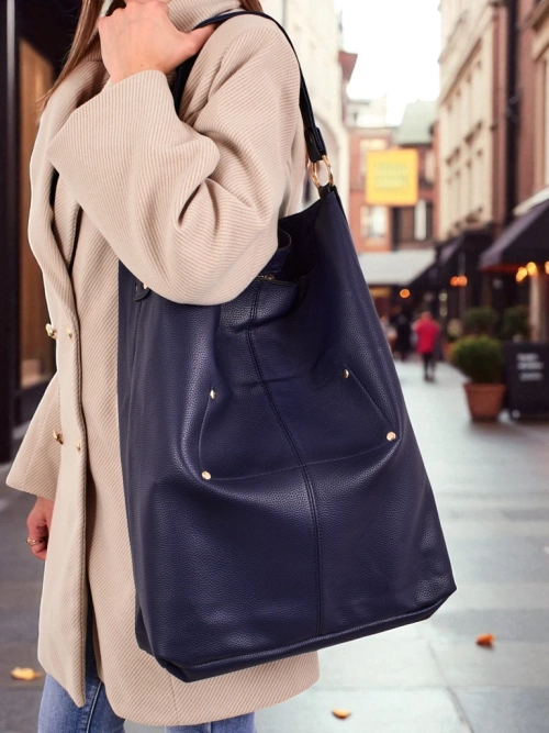 Висока жіноча сумка-шопер, 2 частини, екошкіра Hollow Grace