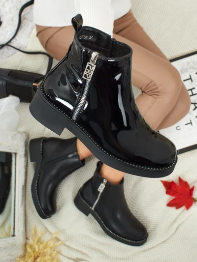 Лаковані ботильйони Calvera