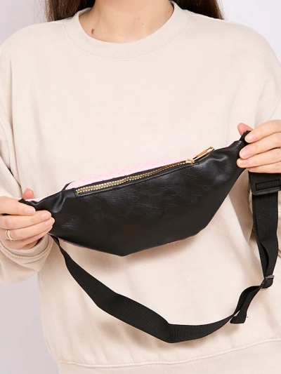 Royalfashion Жіночий стьобаний поясний мішок з паєтками