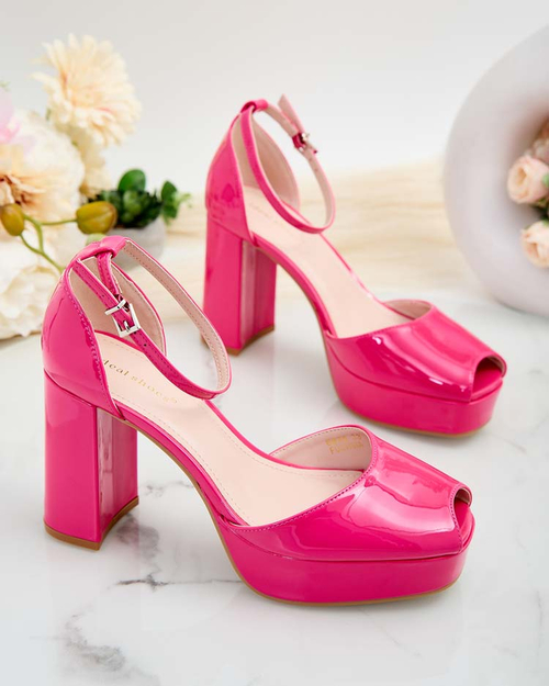 Royalfashion Жіночі лаковані босоніжки Lefeyoa