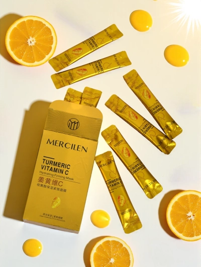 Aurelia Vita Hydrating Маска з Куркумою та Вітаміном C Mercilen 25ml