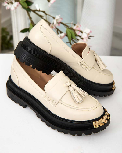 Royalfashion Dámské mokasíny se střapci Fresosne