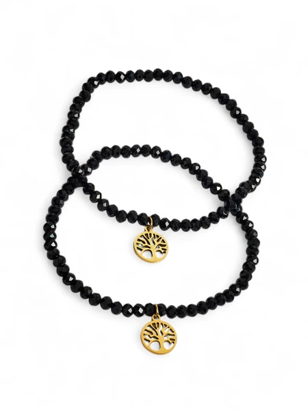 Royalfashion Dva dámské náramky s přívěskem stromu