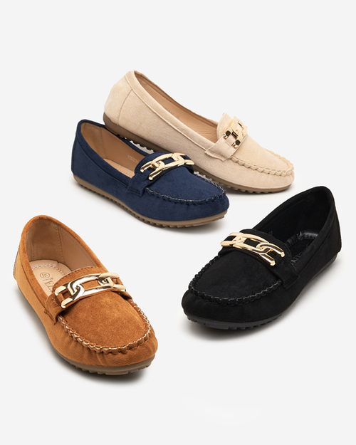 Екозамшеві чорні мокасини Viatu