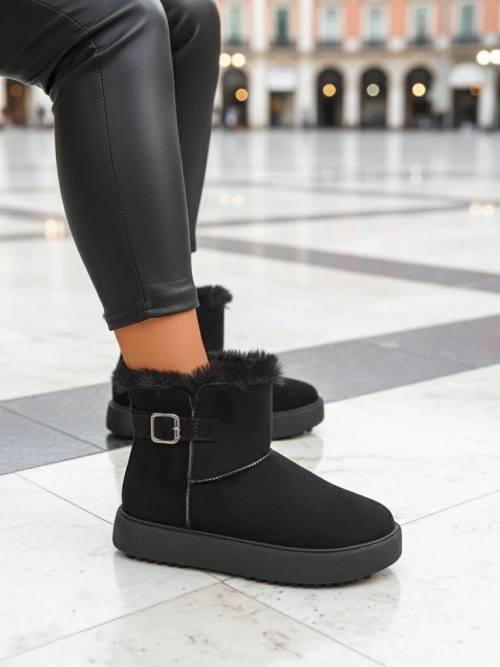 Royalfashion Короткі жіночі черевики a'la снігоходи Winter Crest