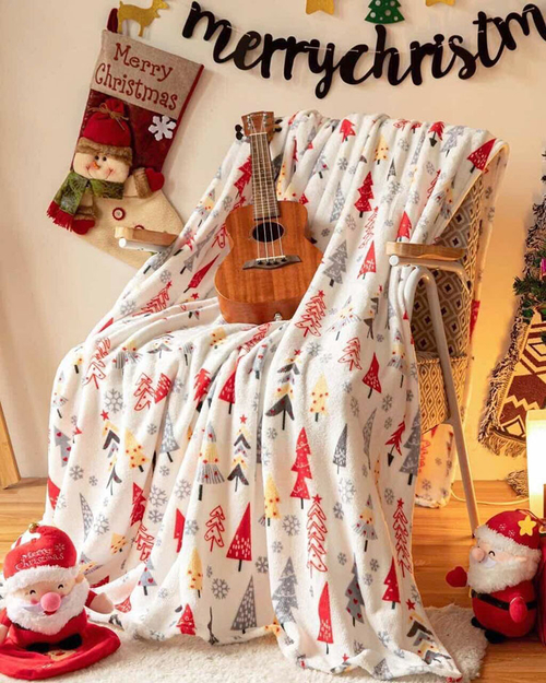 Різдвяний плед покривало Royalfashion 160x200