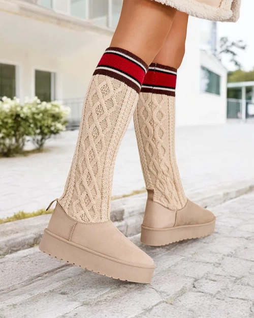 Жіночі зимові черевики Royalfashion з ковзаючим від ділянкою Кокумі