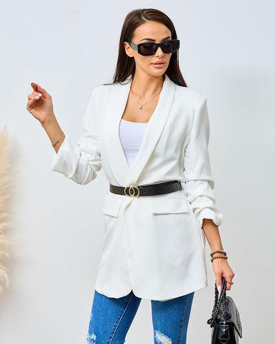 Royalfashion Dámské sako s páskem