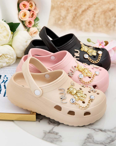 Royalfashion Dámské gumové žabky s ornamenty Fescas