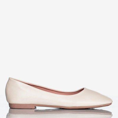 Béžové dámské ploché podpatky Lin - Footwear 1