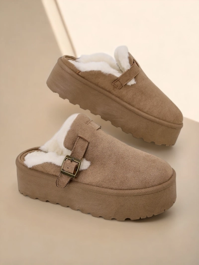 Dámské sněžné boty Royalfashion bez podpatků ve stylu sněžných bot Poctes