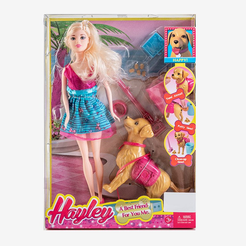 Лялька Hayley з собакою та аксесуарами