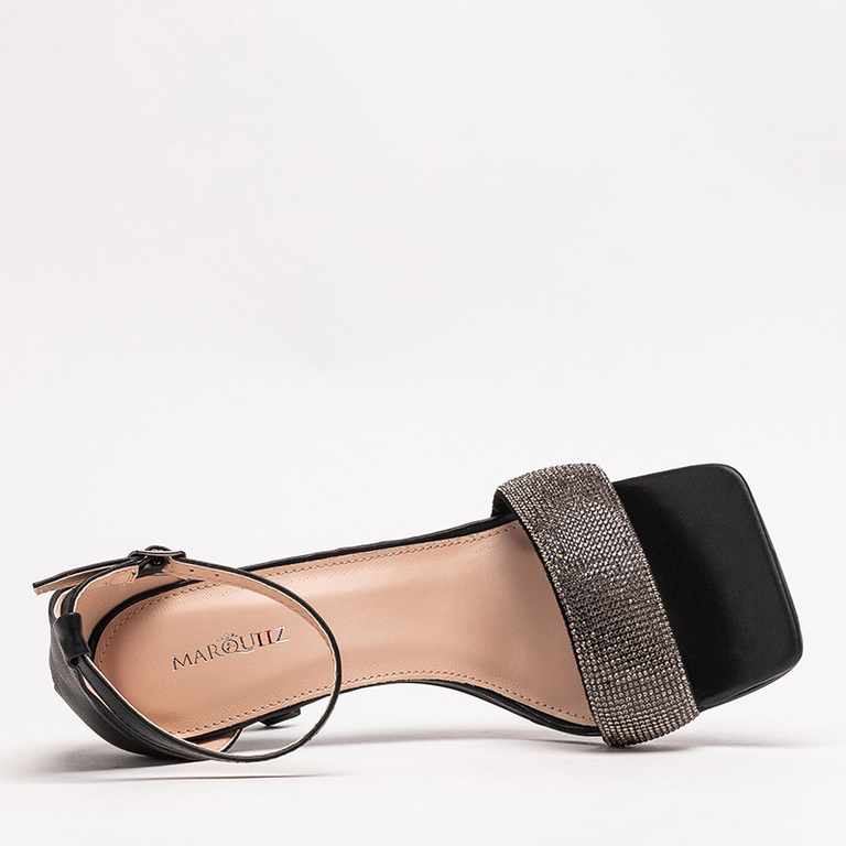 Černé dámské sandály na jehlách Enedi - Obuv