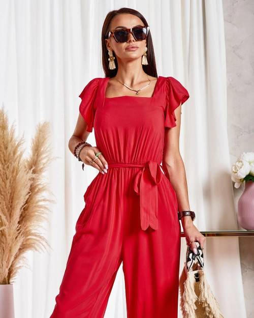Жіночий комбінезон Royalfashion Red