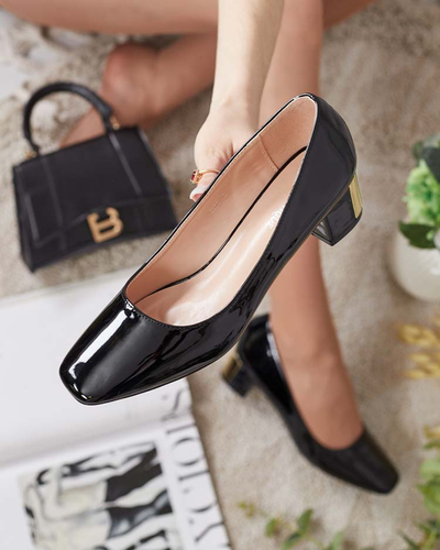 Royalfashion Dámské lodičky na nízkém jehlovém podpatku Eless