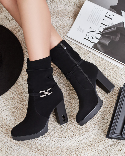 Жіночі черевики Royalfashion Teroleda з декором на шпильці