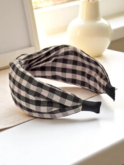 Royalfashion Kostkovaná čelenka Claras