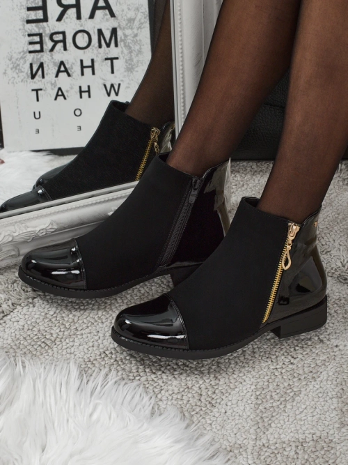 Жіночі ботильйони з еко шкіри Serelith