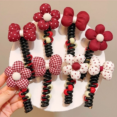 Royalfashion Gumička na vlasy s mašlí Ribbon Coil