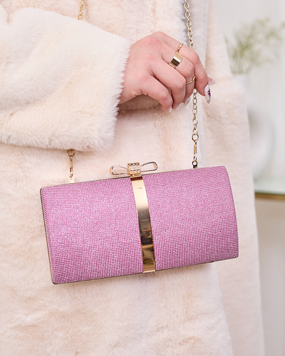 Royalfashion Фіолетово-рожевий жіночий клатч