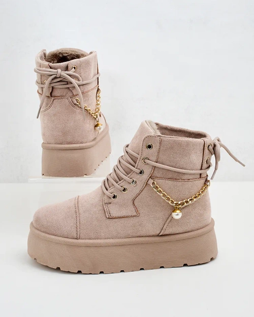 Жіночі черевики Woruces на шнурівці Royalfashion