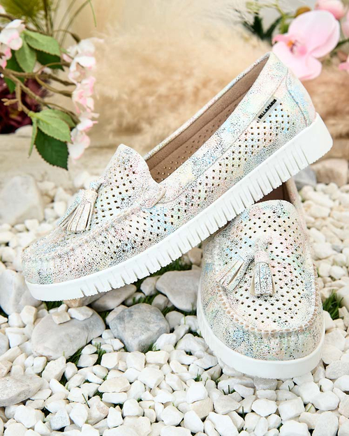 Royalfashion Жіночі ажурні мокасини Molaffa