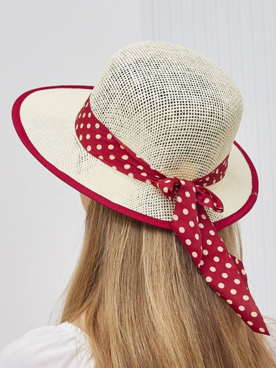 Royalfashion Dámský slaměný klobouk Dotelle