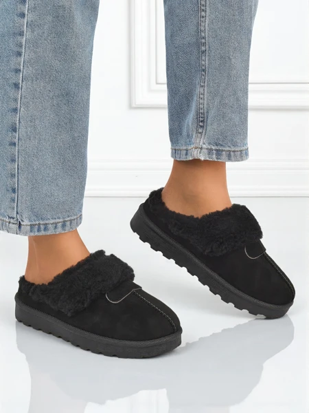 Krátké boty a'la sněhule dámské s kožíškem Velour Fang