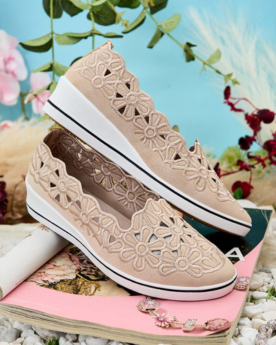 Royalfashion Жіночі напівчеревики на низьких підборах Dellio