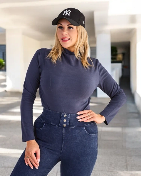 Námořnicky modrý rolák - Oblečení