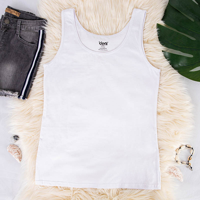 Bílé dámské tílko - Oblečení