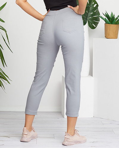Сірі жіночі штани PLUS SIZE 
