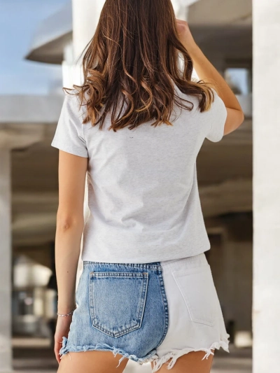 Royalfashion Cotton Women's T-Shirt Butterfly
