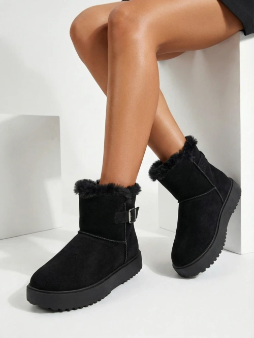 Royalfashion Короткі жіночі черевики a'la снігоходи Winter Crest