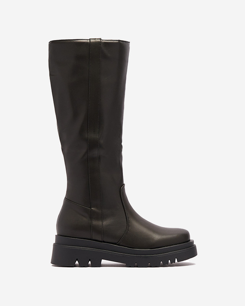 Чорні жіночі ботильйони з екошкіри Roterika - Взуття