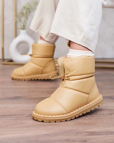 Royalfashion Dámské sněhule v hnědé barvě Nevonsisia