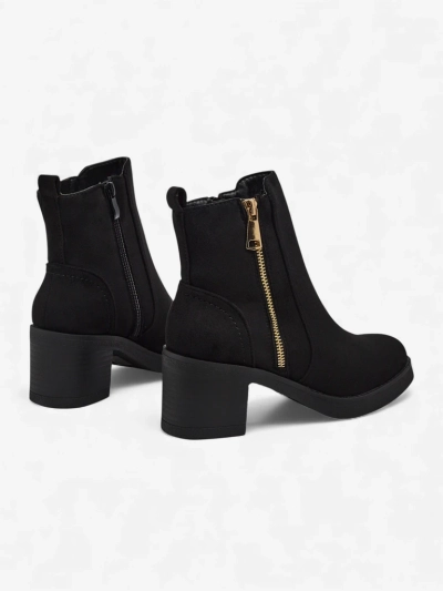 Kotníkové boty dámské eko semišové na sloupku Arshena