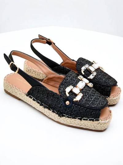 Royalfashion Dámské espadrilky s odepnutou špičkou