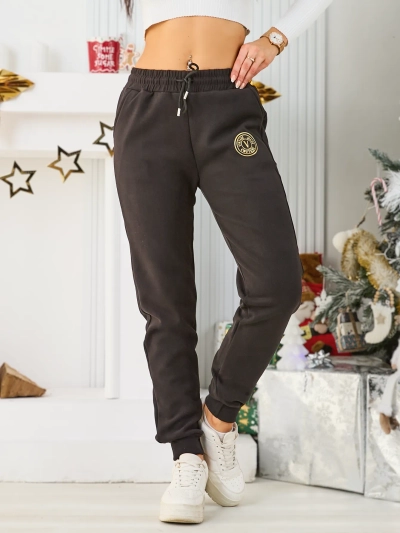 Royalfashion Dámské zateplené tepláky