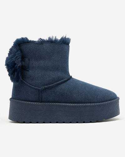 Royalfashion Dámské boty a'la snow boots in black Goroggo