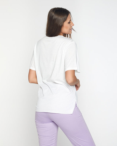 Жіночий фіолетово-білий спортивний набір