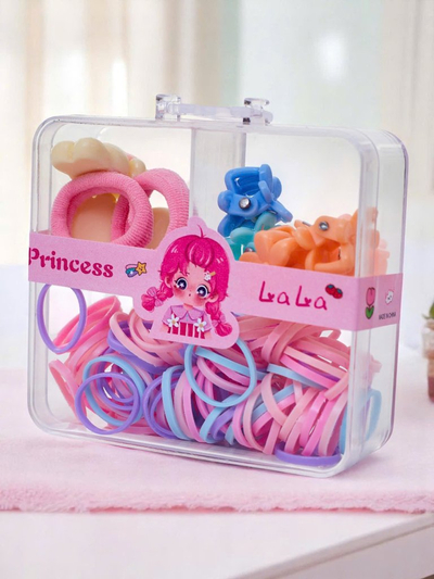 Royalfashion Sada spon do vlasů a gumiček pro děti MiniJoy