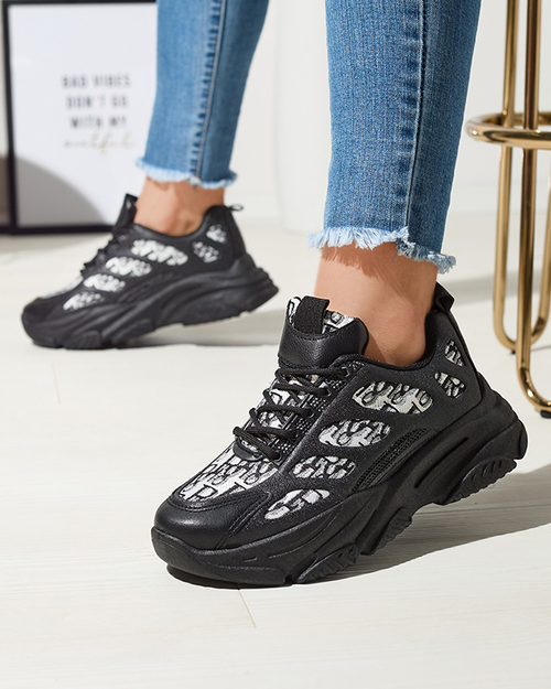Чорні жіночі спортивні кеди Zefodas- Footwear