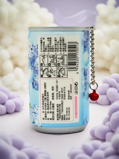 Зволожуючі серветки в декоративній упаковці ICY COLD 30 шт