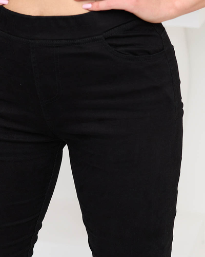 Dámské černé treggings- Oblečení