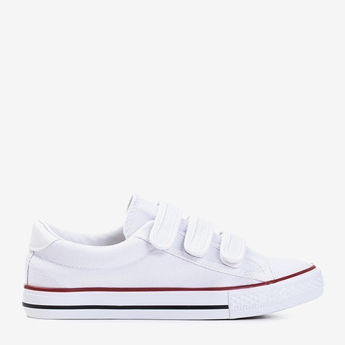 Білі жіночі кросівки на липучках Lozari - Взуття