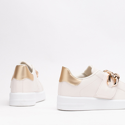 OUTLET Кремове жіноче спортивне взуття Derera - Взуття